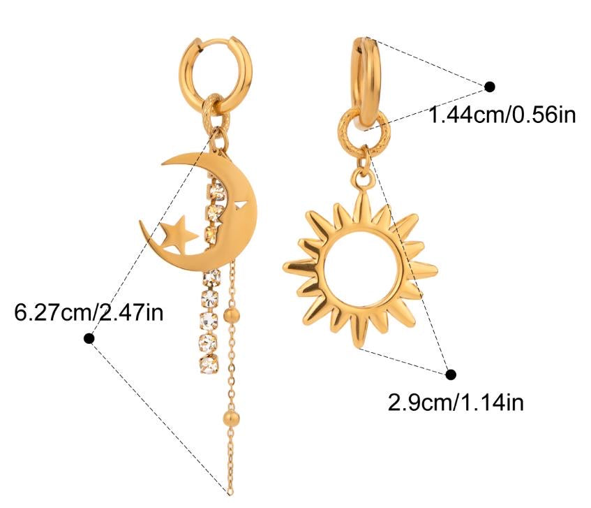 Celestial Radiance Hoops