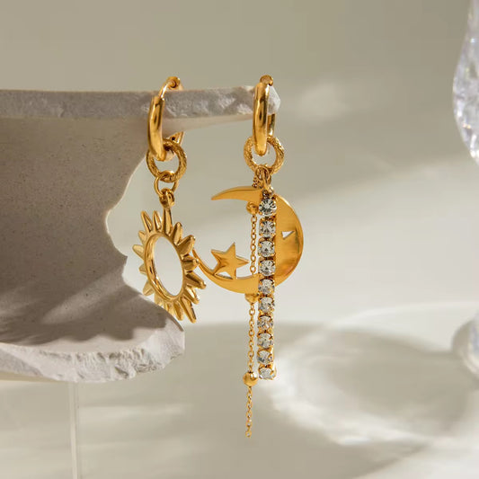 Celestial Radiance Hoops