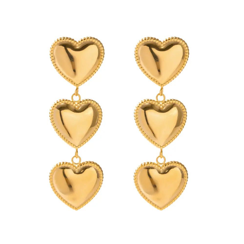 Three fallling hearts